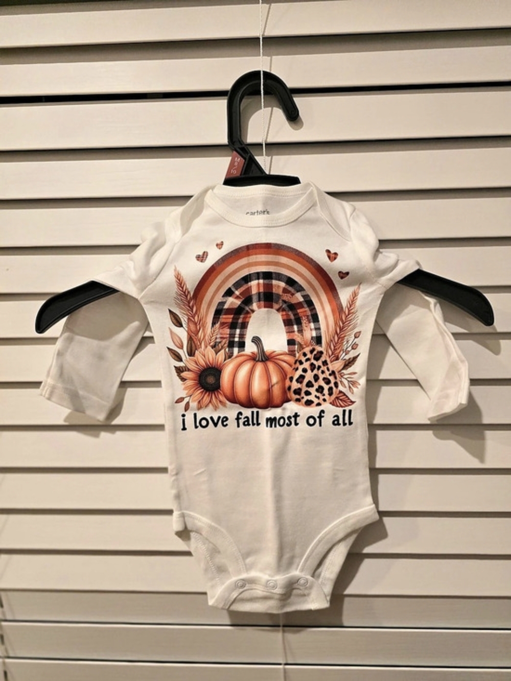 Carter's Fall Graphic Baby Bodysuit